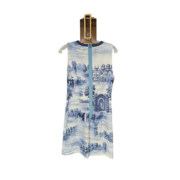 Alice + Olivia Women's Wynell Toile De Jouy Print Mini Dress NWT Size 6 - Picture 12 of 16